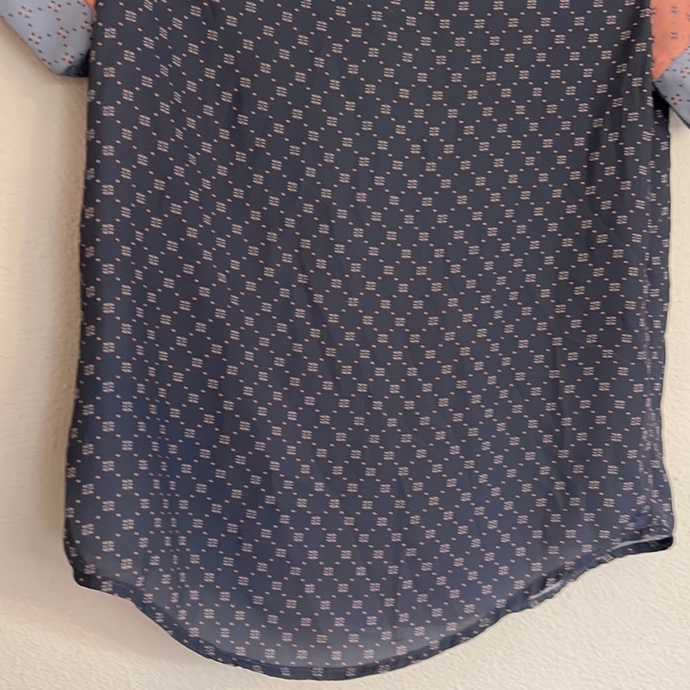 ModCloth colorblock print blouse - Picture 5 of 7